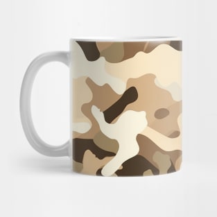 tan brown desert camo pattern Mug